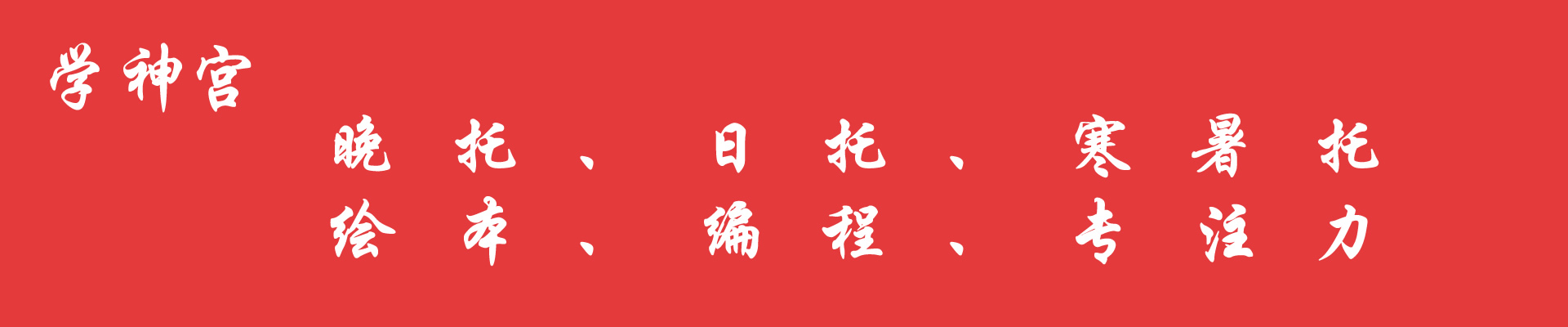 晚托、学能训练、好习惯养成、文化艺术辅导、科技辅导、职业技能培训、素质教育
